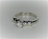 Anello Guerretta Gioielli Donna Anello Zirconi in Oro bianco Zircone GUERR111 - GUERR111